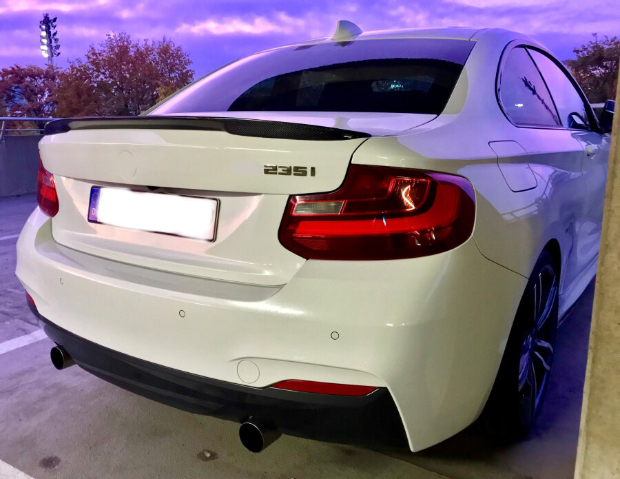 Cstar Carbon Gfk Heckspoiler ähnlich Performance Typ1 passend für BMW F22 F87 M2 auch Competition