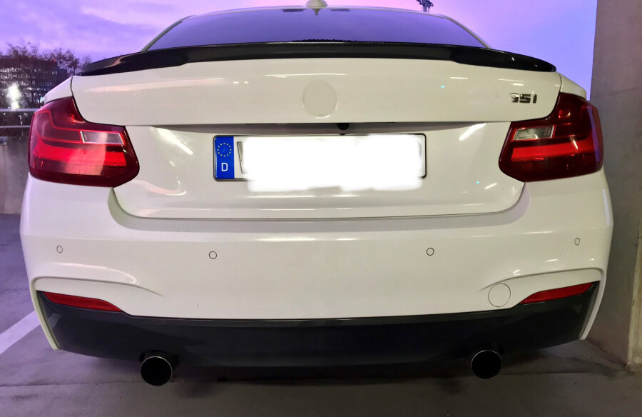 Cstar Carbon Gfk Heckspoiler ähnlich Performance Typ1 passend für BMW F22 F87 M2 auch Competition