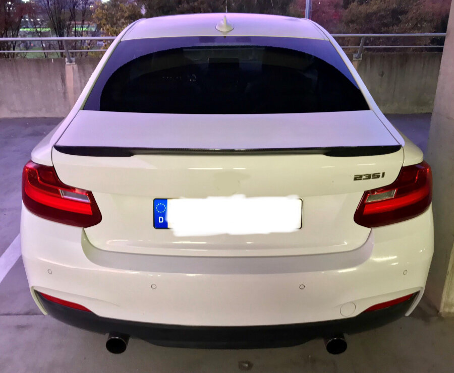 Cstar Carbon Gfk Heckspoiler ähnlich Performance Typ1 passend für BMW F22 F87 M2 auch Competition