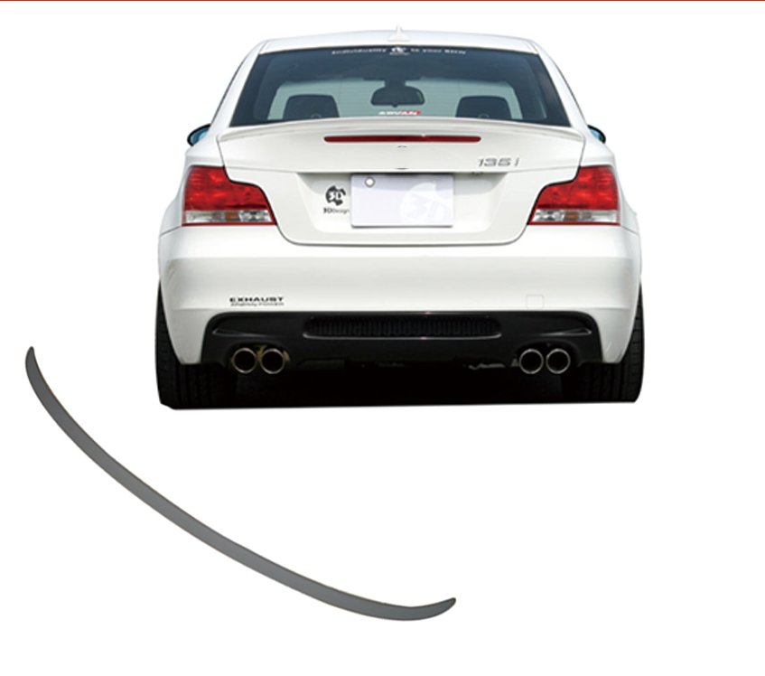 Cstar Gfk Heckspoiler Kleine Lippe passend für BMW E88 E82 M M1 Coupe Cabrio