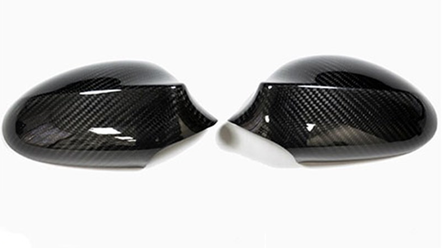 Cstar Carbon Gfk Spiegelkappen Cover passend für BMW E81 E82 E87 E88 E92 E93 VFL