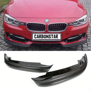 Cstar Carbon Gfk Flaps Splitter passend f&uuml;r BMW F30 F31 OHNE M Paket Vor LCI
