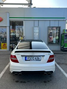 Cstar Carbon Gfk Heckspoiler Big DTM passend für Mercedes Benz W204 C204 C63 Coupe