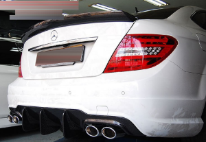 Cstar Carbon Gfk Heckspoiler Big DTM passend für Mercedes Benz W204 C204 C63 Coupe
