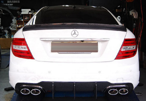 Cstar Carbon Gfk Heckspoiler Big DTM passend für Mercedes Benz W204 C204 C63 Coupe