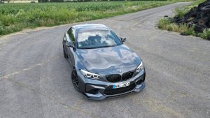 Cstar Carbon Gfk Frontlippe V-Style - Flaps, Splitter passend für BMW M2 F87