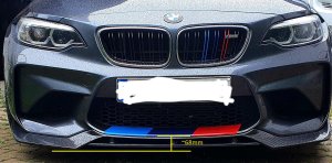 Cstar Carbon Gfk Frontlippe V-Style - Flaps, Splitter passend für BMW M2 F87