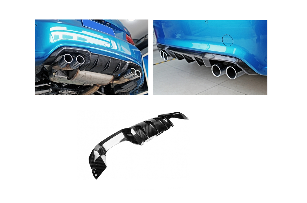 Cstar Carbon Gfk Heckdiffusor V1 ähnlich Performance passend für BMW M2 F87