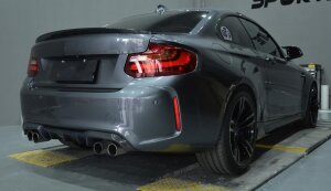 Cstar Carbon Gfk Heckdiffusor V1 ähnlich Performance passend für BMW M2 F87