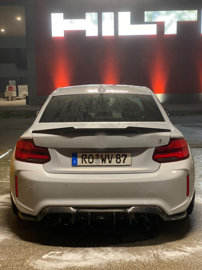 Cstar Carbon FRP Rear Diffuser cf. Vorsteiner suitable for BMW M2 F87 + Competition