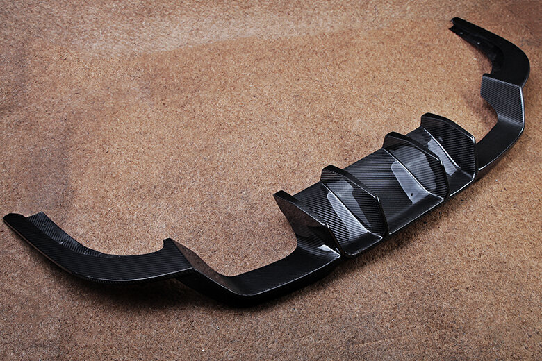 Cstar Carbon FRP Rear Diffuser cf. Vorsteiner suitable for BMW M2 F87 + Competition