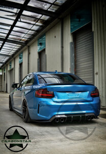 Cstar Carbon FRP Rear Diffuser cf. Vorsteiner suitable for BMW M2 F87 + Competition