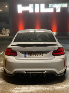 Cstar Carbon FRP Rear Diffuser cf. Vorsteiner suitable for BMW M2 F87 + Competition