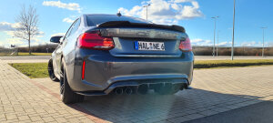 Cstar Carbon FRP Rear Diffuser cf. Vorsteiner suitable for BMW M2 F87 + Competition