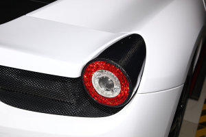 Ferrari 458 Italia Speciale Spider 1x1 Carbon Gfk Rückleuchten Abdeckung Cover (Satz)