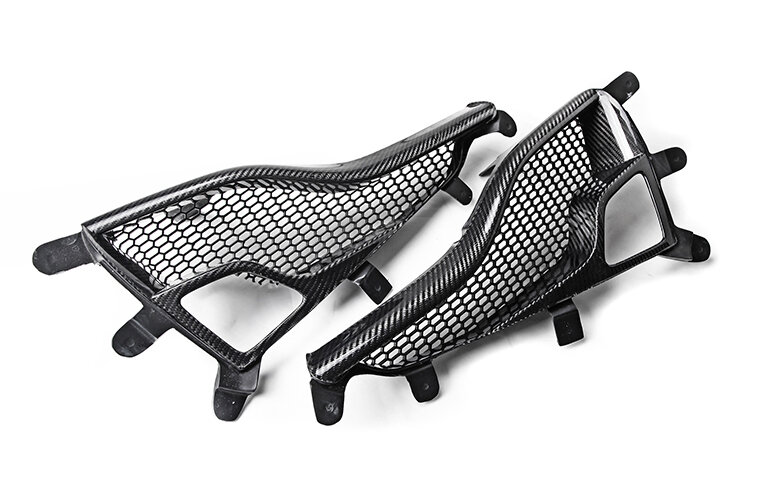 Ferrari 458 Italia Italy Spider Dry Carbon Nebelschlussleuchte Satz Cover Li + Re