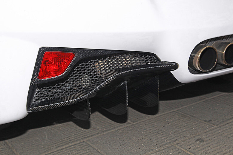 Ferrari 458 Italia Italy Spider Dry Carbon Nebelschlussleuchte Satz Cover Li + Re