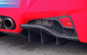 Ferrari 458 Italia Italy Spider Dry Carbon Nebelschlussleuchte Satz Cover Li + Re