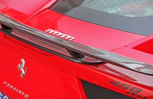 Ferrari 458 Italia Italy Carbon Gfk spoiler Heckspoiler FLügel