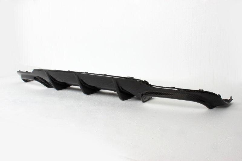 Cstar Carbon Gfk Heckdiffusor passend für Mercedes Benz W204 C204 AMG C63 Coupe Limo MOPF