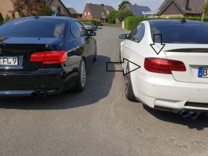 Depo Umbau LED Rückleuchten LCI Red Rot Smoke passend für BMW E92 +M3