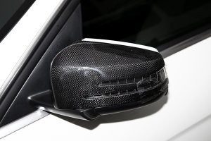 Cstar Carbon ABS Spiegelkappen Cover Spiegel Abdeckung f&uuml;r Mercedes Benz W176 A45 AMG