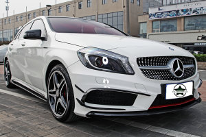 Cstar Carbon Gfk Frontlippe Spoiler Front Lippe Style für Mercedes Benz W176 A45 AMG