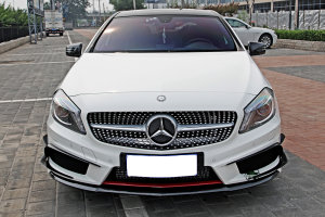 Cstar Carbon Gfk Frontlippe Spoiler Front Lippe Style für Mercedes Benz W176 A45 AMG