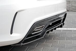 Cstar Carbon Gfk Diffusor Heckdiffusor inkl. Auspuffblenden für Mercedes Benz W176 A45 AMG