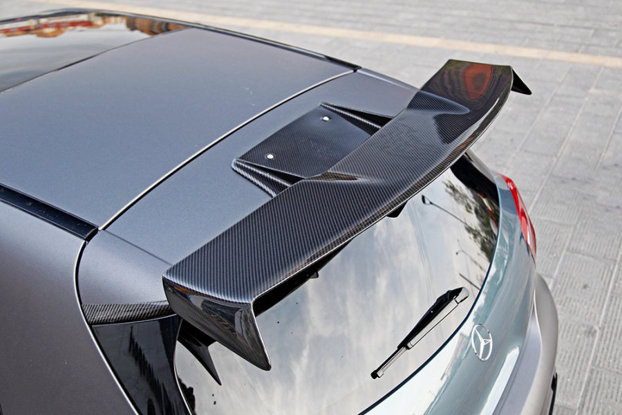 Cstar Carbon Gfk Dachspoiler Fl&uuml;gel Dach Spoiler f&uuml;r Mercedes Benz W176 A45 AMG