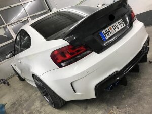 Cstar Carbon Gfk Heckdiffusor Diffusor Auspuff Einsatz Typ1 passend für BMW E82 1M