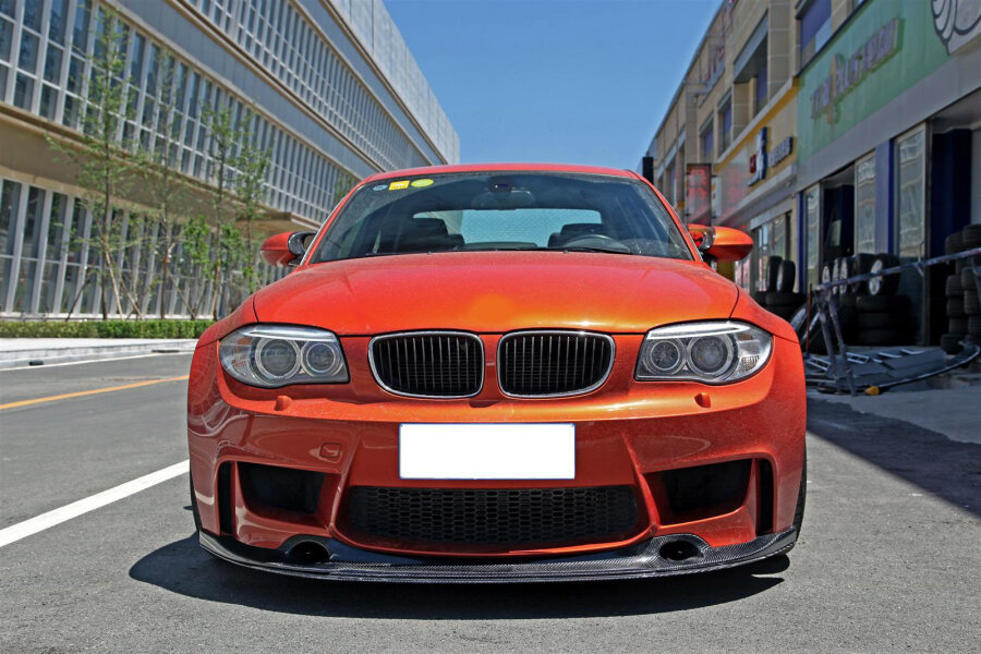 Cstar Carbon Gfk Frontlippe Frontspoiler Frontansatz GTS passend für BMW E82 1M