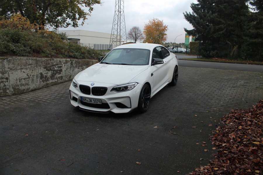 Cstar Carbon Gfk Frontlippe Flaps, Splitter, Frontansatz, im Sterckenn Design passend f&uuml;r BMW M2 F87