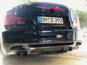 Cstar Carbon Gfk Performance Heckdiffusor passend für BMW E82 E88 M Paket