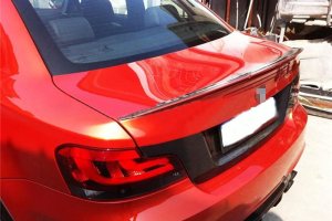 Cstar Carbon Gfk Heckspoiler Kofferraum Lippe Revozsport passend für BMW E82 E88 1M