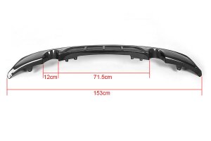 Cstar GFK Heckdiffusor Matt Schwarz Performance V2 passend für BMW F22 F23 235i 240i