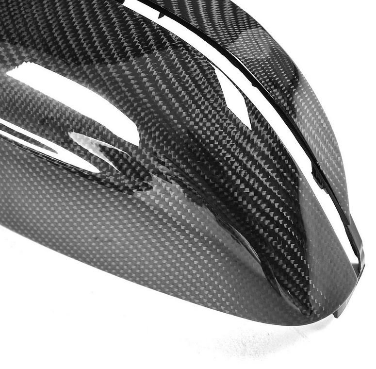 HIBEYO Carbon Auto Schaltknauf Abdeckung passt für BMW 3er G20 8er G14 8er  G15 X5 G07 Z4 G29 Schalthebel Kopfkappe Trim Aufkleber Gear Shift Knob Cover  Knob Schalthebel Schutz Verkleidung Zubehör-B 
