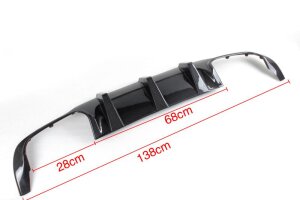 Cstar Carbon Gfk Heckdiffusor DTM V2 passend für Mercedes Benz W204 C204 AMG C63 Coupe Limo MOPF