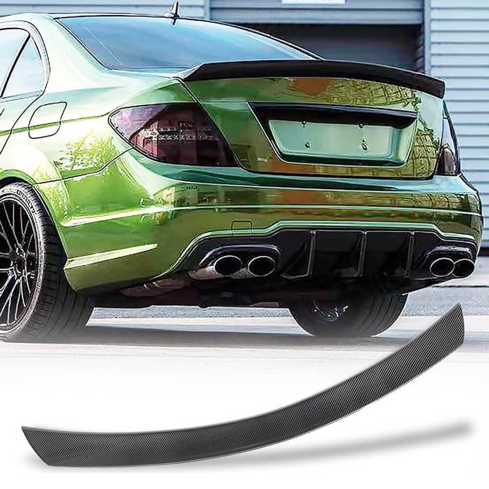 Cstar Carbon Gfk Heckspoiler V Big passend für Mercedes Benz W204 C63 Limousine