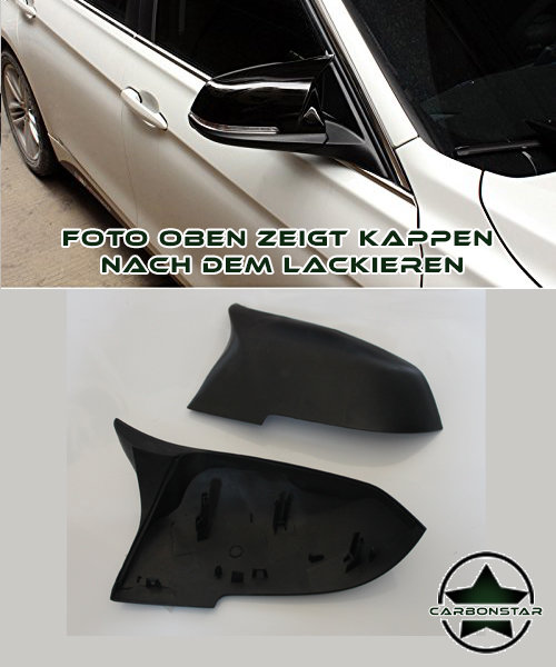 Cstar Spiegelkappen V2.0 unlackiert passend für BMW F22 F23 M2 F87