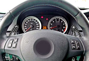 Cstar Steering Wheel Shift Paddles Carbon ABS Long Version suitable for BMW E90 E92 E93 M3 X5M X6M E70 E71