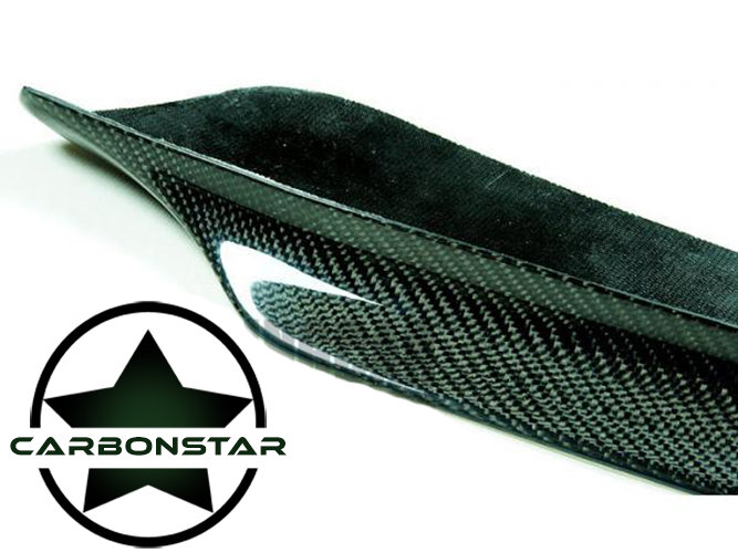 Cstar Carbon Gfk Flaps Splitter OEM Stoßstange passend für BMW E90 E91 LCI 08 - 12