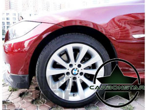 Cstar Carbon Gfk Flaps Splitter OEM Stoßstange passend für BMW E90 E91 LCI 08 - 12