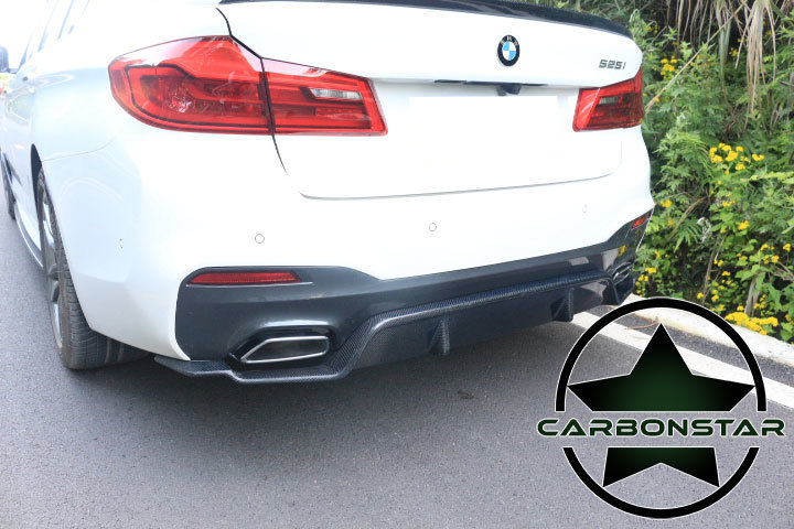 Cstar Carbon Gfk Heckdiffusor Diffusor Typ MP &auml;hnlich Performance passend f&uuml;r BMW G30 G31 F90 M5