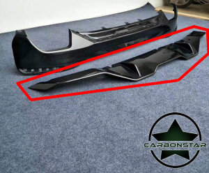 Cstar Carbon Gfk Heckdiffusor Diffusor Typ MP2 Untere Teil passend für BMW G30 G31