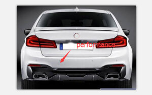 Cstar Carbon Gfk Heckdiffusor Diffusor Typ MP2 Untere Teil passend für BMW G30 G31
