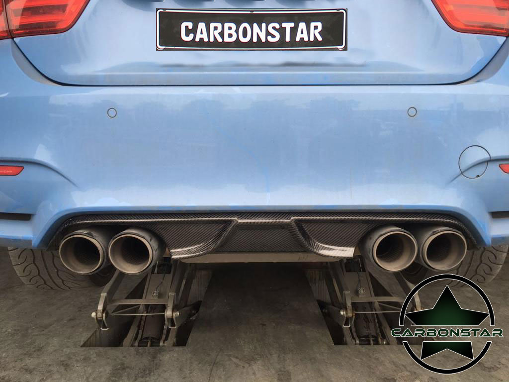 Cstar Carbon Gfk Heckdiffusor Diffusor AK Design passend f&uuml;r BMW F80 M3 F82 F83 M4