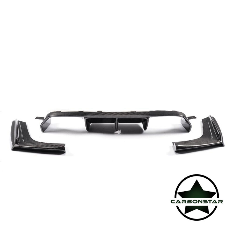 Cstar Carbon Gfk Heckdiffusor Diffusor ähnl. Vorsteiner 3tlg. passend für BMW F80 M3 F82 F83 M4