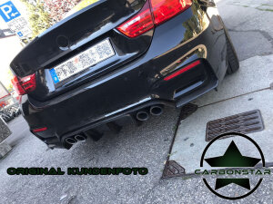 Cstar Carbon Gfk Heckdiffusor Diffusor ähnl. Vorsteiner 3tlg. passend für BMW F80 M3 F82 F83 M4