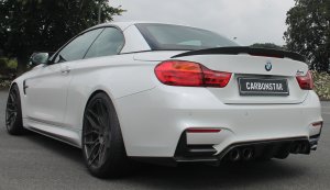 Cstar Carbon Gfk Diffusor Vorsteiner Style 1tlg. passend f&uuml;r BMW F80 M3 F82 F83 M4
